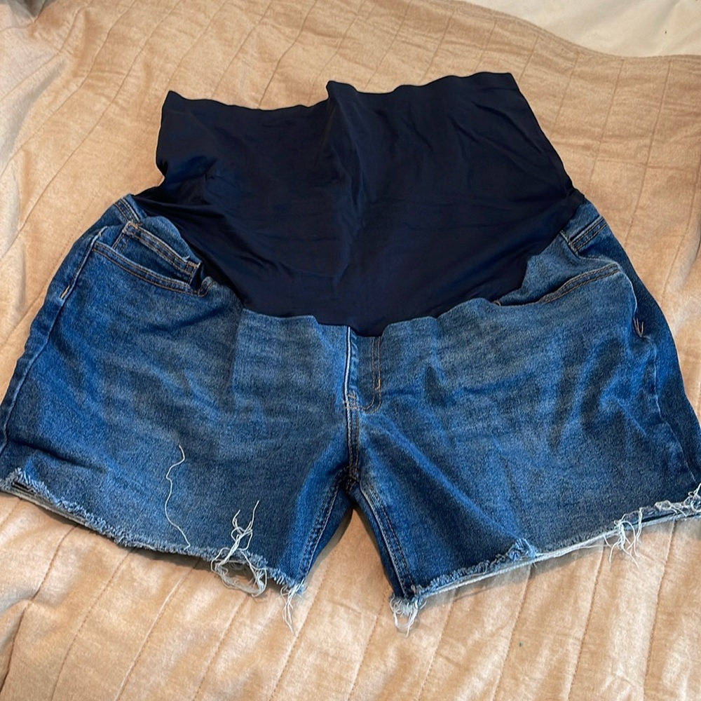 Maternity Jean Shorts